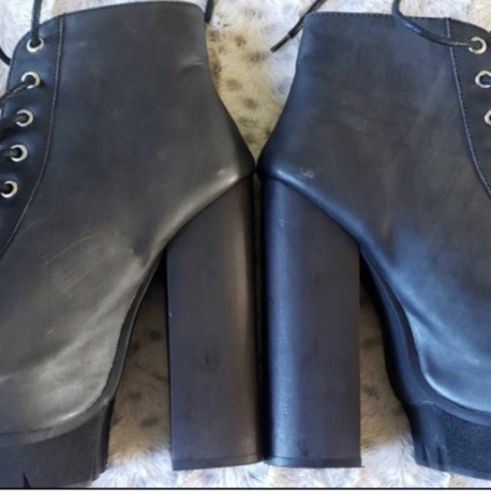 Jeffrey Campbell NOLA Leather ankle boots. - Picture 3 of 4